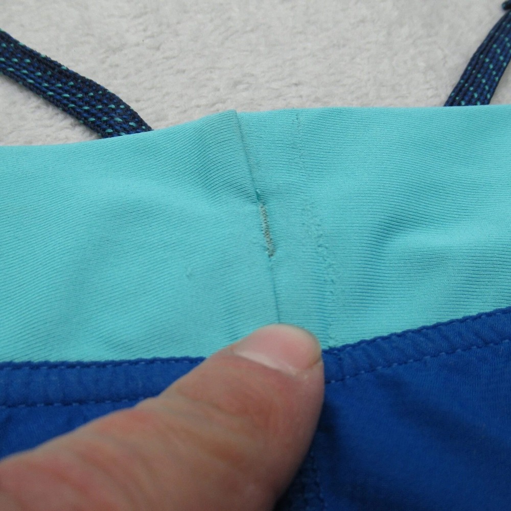 Patagonia‎ Strider Shorts Women Small Blue Drawstring Liner Hiking Gym Run 2.5" - Picture 11 of 16